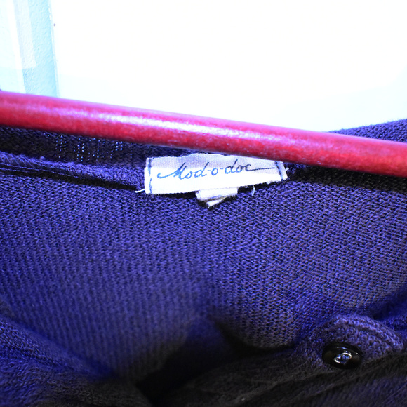 Mod-O-Doc Asymmetrical Cardigan Hoodie - Picture 4 of 4